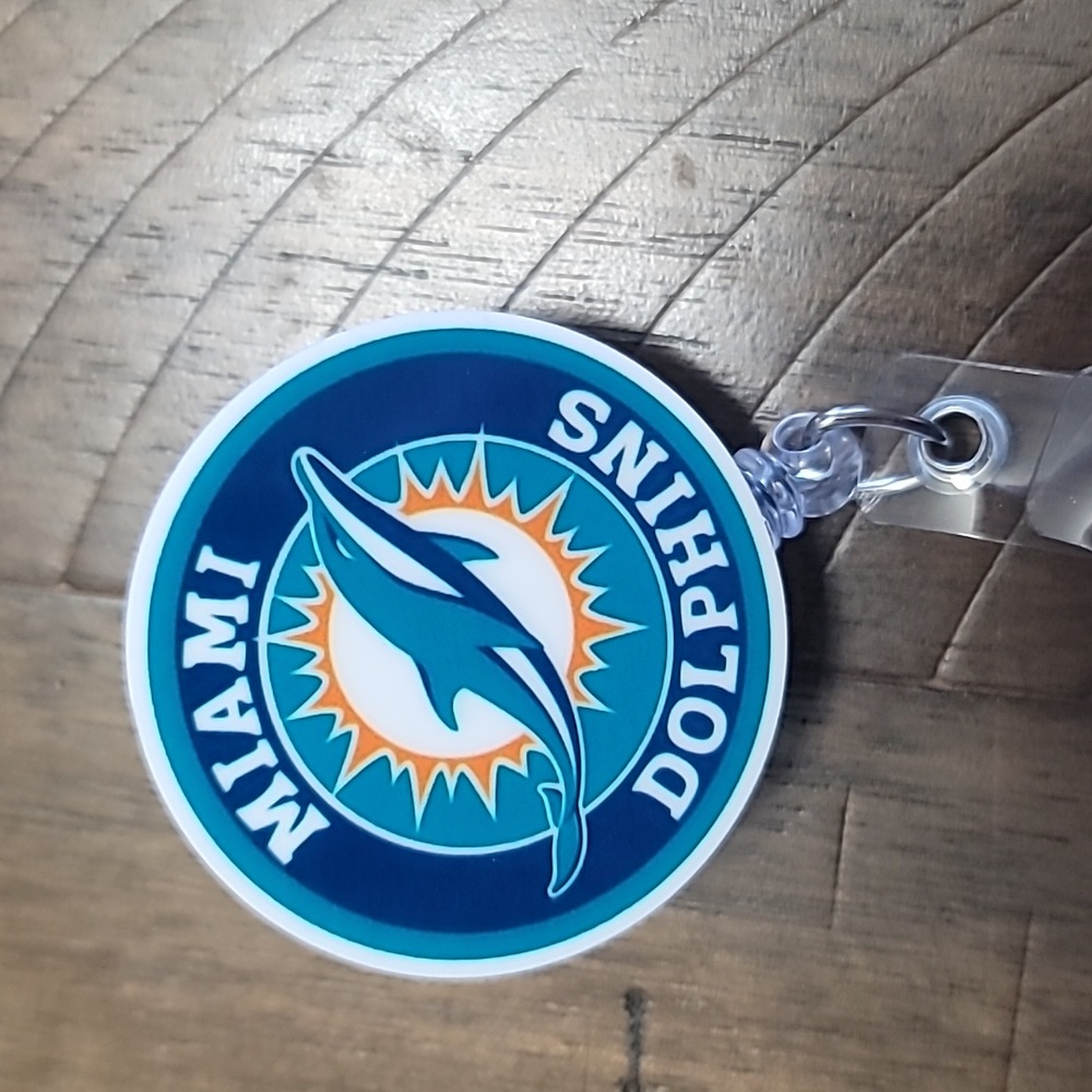 Miami Dolphins badge reel